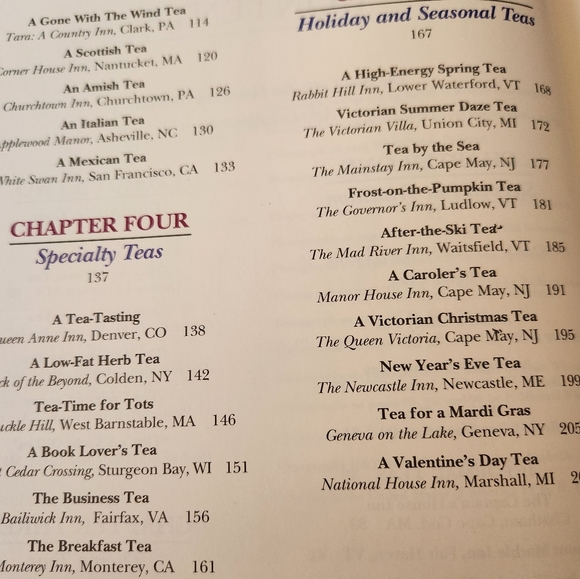 "TEA-TIME AT THE INN"  brand new book..beautiful photos.hardcover bk. - Picture 5 of 5